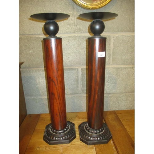 201 - Pair of Candlestands