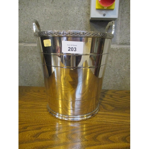 203 - Oneida Silver Plated Wine Cooler