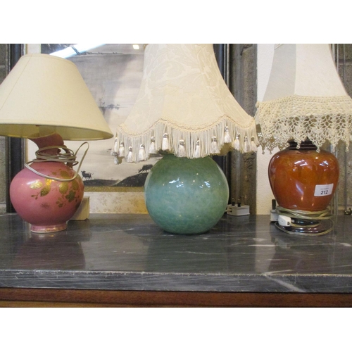 212 - Three Table Lamps