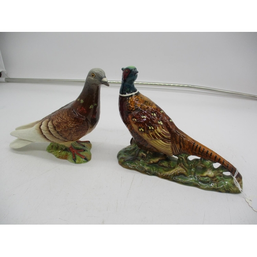 459 - Beswick Pheasant 1226 and Pigeon 1383