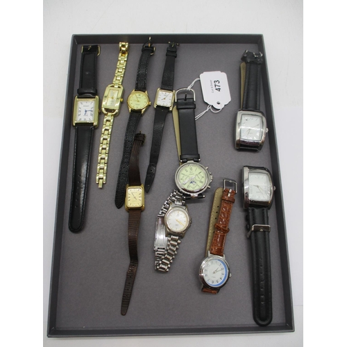 473 - Rotary Quartz Wristwatch and Other Miscellaneous Wristwatches