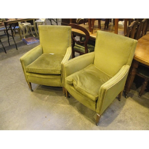 625 - Pair of Late Victorian Parlour Arm Chairs