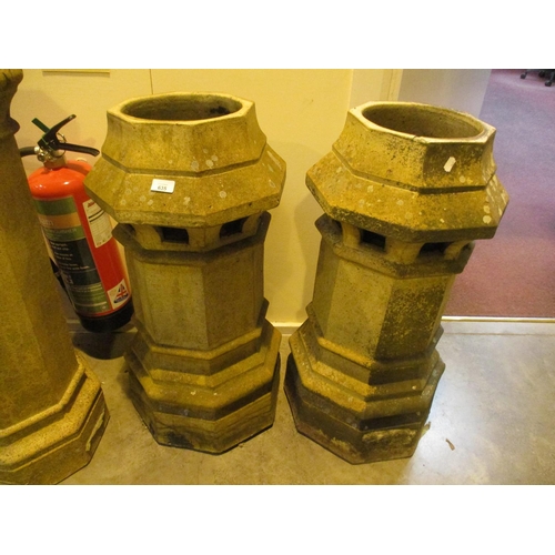 635 - Pair of Victorian Chimney Pots