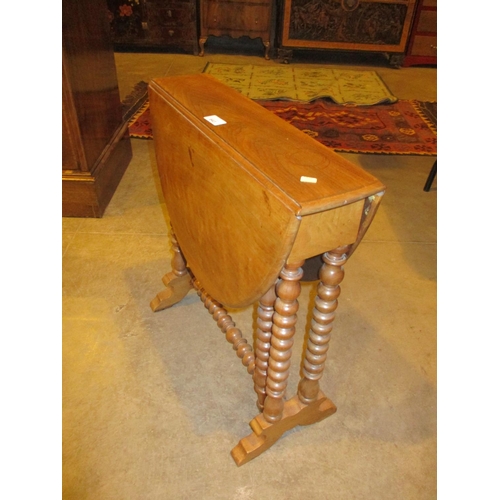 643 - Victorian Sutherland Table on Bobbin Supports