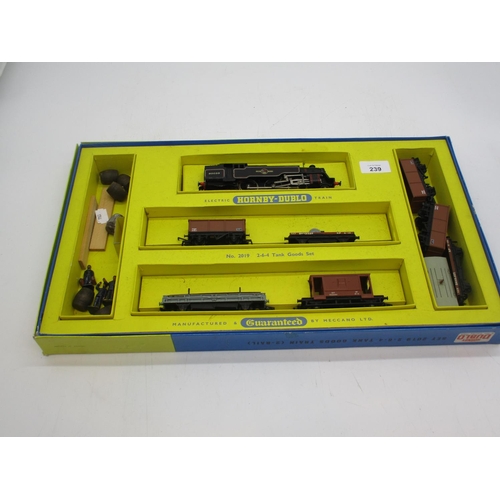 239 - Hornby No. 2019 2-6-4 Tank Goods Set