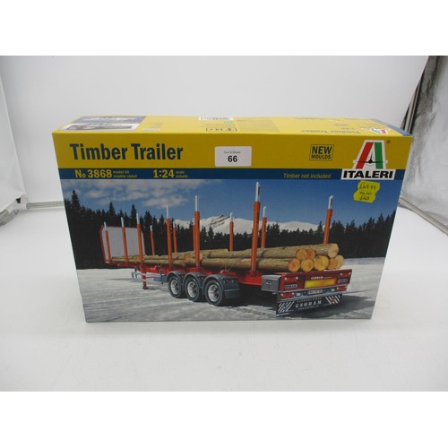 66 - Italeri Timber Trailer