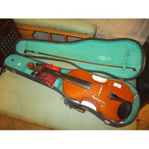 100 - Violin with Bow and Case