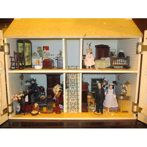 121 - Dolls House with Furnishings