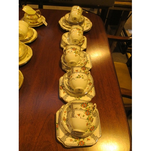 150 - Salisbury china Srgyle 33 Piece Tea Set