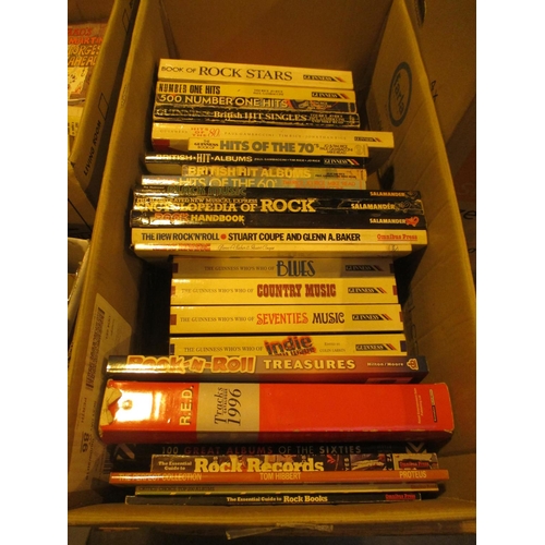 168 - Box of Rock and Roll Books etc