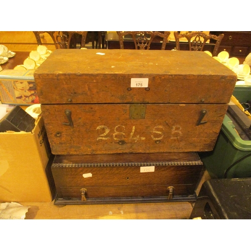 175 - Canteen Box and Wooden Box