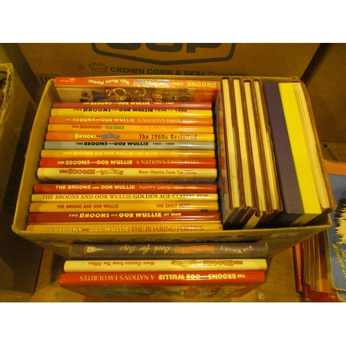 209 - Box of Broons and Oor Wullie Annuals