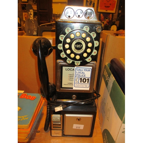 212 - 1950's Style Payphone