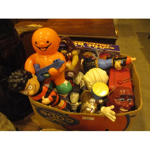 224 - Box with Novelty Figures etc