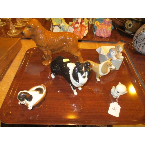 53 - Royal Doulton and Beswick Dogs and 4 Others