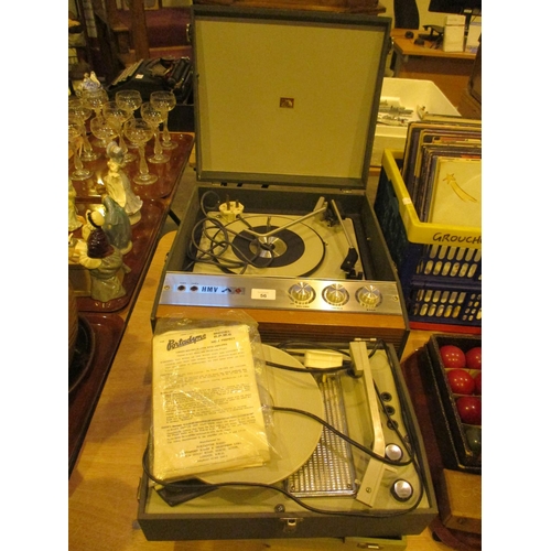 56 - HMV Record Player and Portadyne Model RPM 6 Record Player