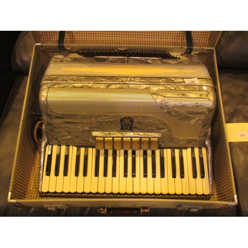 240 - Orfeo Accordion with Case