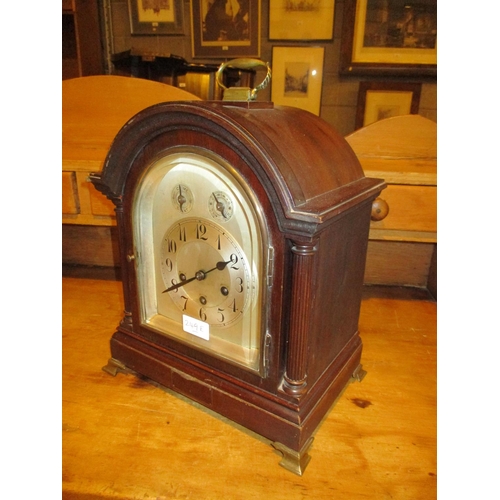 249E - Early 20th Century Mahogany Bracket Clock