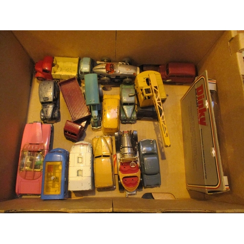 256 - Play Worn Dinky and Other Vehicles