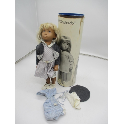 503 - Sasha Doll, 40cm, with Tube, Box and Clothing