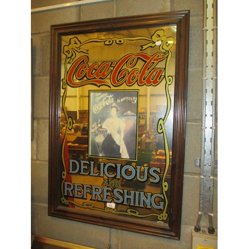 515 - Coca-Cola Advert Mirror, 96x65cm