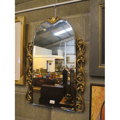 539 - Gilt Framed Wall Mirror, 75x51cm