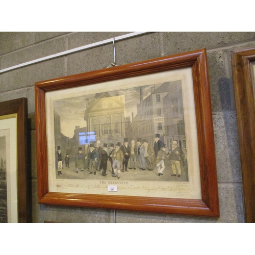 Coloured Engraving, The Executive Dundee