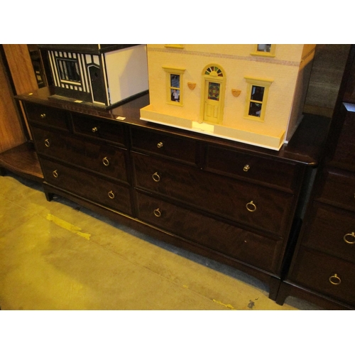 642 - Stag Minstrel Chest of 8 Drawers, 156cm