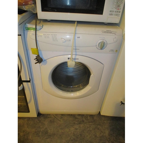 649 - Hotpoint Tumble Dryer