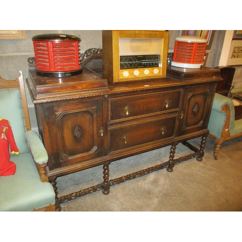 664 - 1920's Oak Sideboard, 167cm