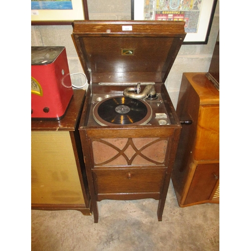 669 - HMV Cabinet Gramophone