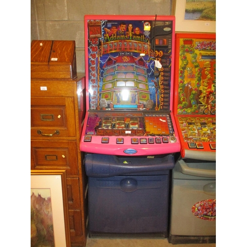 675 - The Addams Family Fruit Machine by Barcrest, with Key