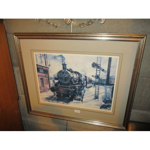 109E - Hugh Bryning, Signed Print, Last Days of Steam (Tayport North), 118/950