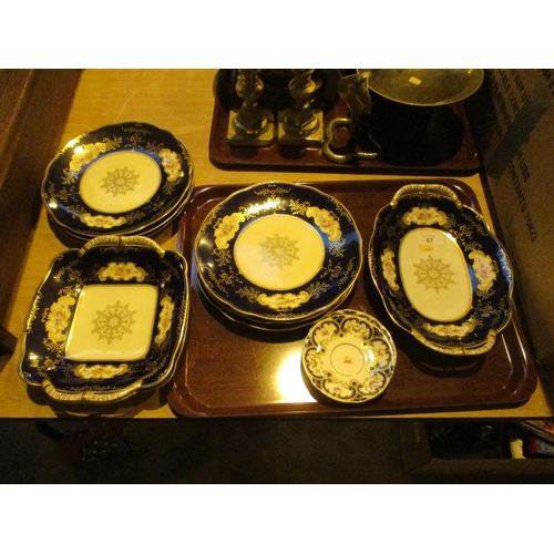 67 - Eleven Coalport Dishes