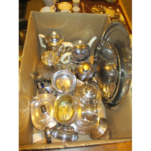 68 - Selection of Silver Plated Items etc