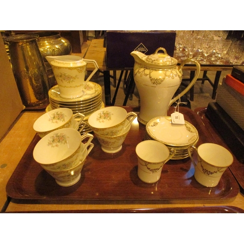 70 - Noritake 19 Piece Tea Set and a Nippon Part Coffee Set