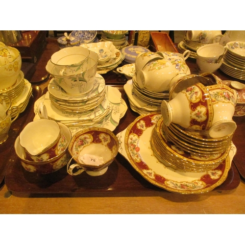 75 - Royal Albert Lady Hamilton 20 Piece Tea Set and Other China