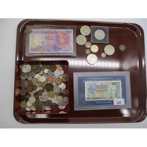 285 - Collection of Coins and Bank Notes