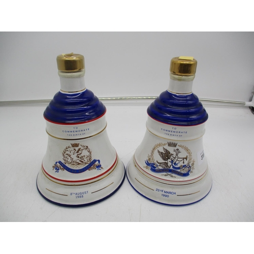 319 - Two Wade Bells Decanters, Princess Eugenie and Princess Beatrice, full