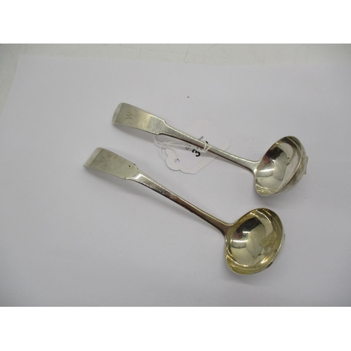 332 - Pair of Scottish Silver Toddy Ladles, Edinburgh 1816