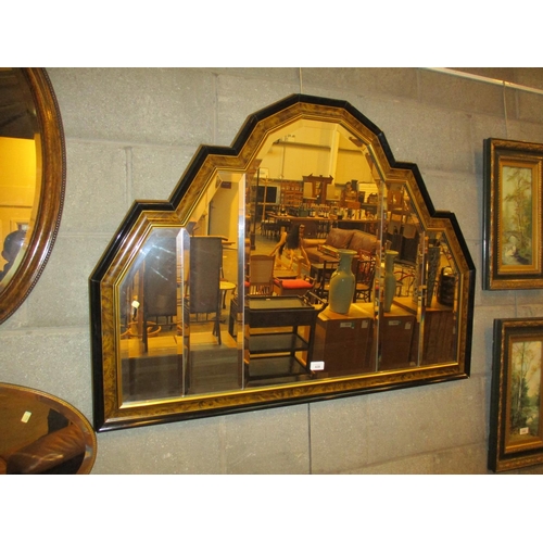 439 - Art Deco Style Wall Mirror, 112x81cm