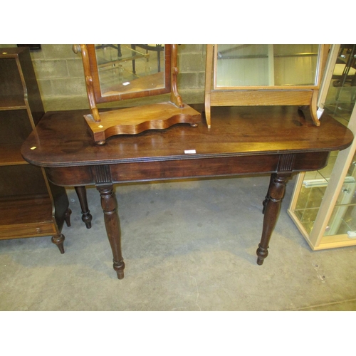 542 - 19th Century Mahogany Side Table, 132cm