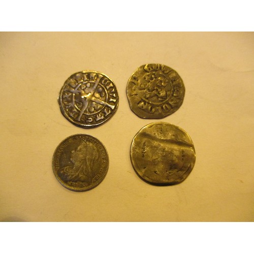 254 - George III Cart Wheel Penny and Other Antique Coins