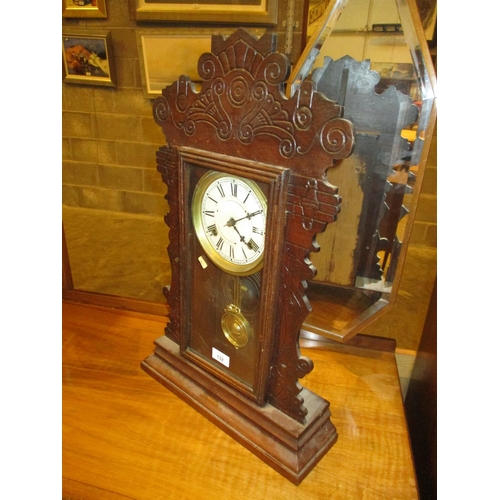 132 - Victorian American Waterbury Clock