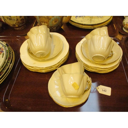 142 - Shelley 24 Piece Tea Set