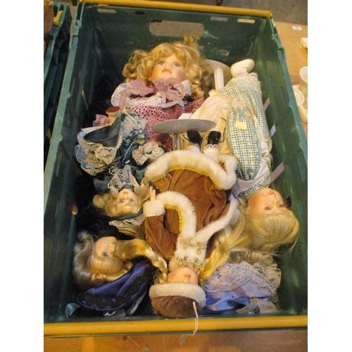 148 - Box of Modern Dolls