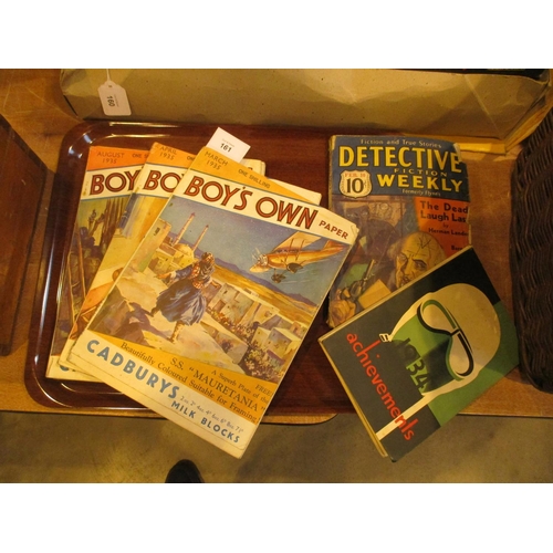 161 - Six Boys Own Paper 1935, 1934 Achievements and Detective Fiction Weekly