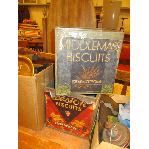 162 - Two Vintage Biscuit Tins