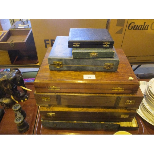 24 - Cases of Silver Plate and Other Cutlery