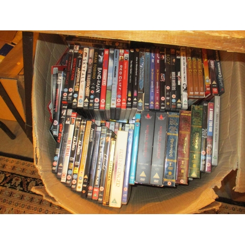 65 - Box of DVDs